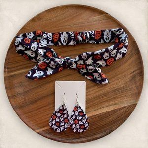 BUNDLE🎃 Halloween Bow Headband + Matching Earrings